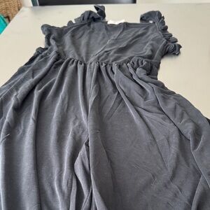 Black Ruffled Sleeve jumper